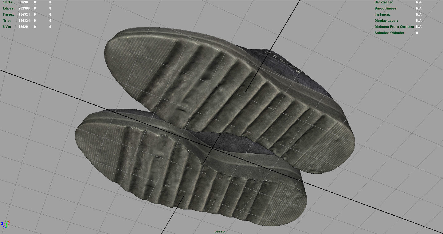 WOMENS SHOES Low-poly 3D model_10