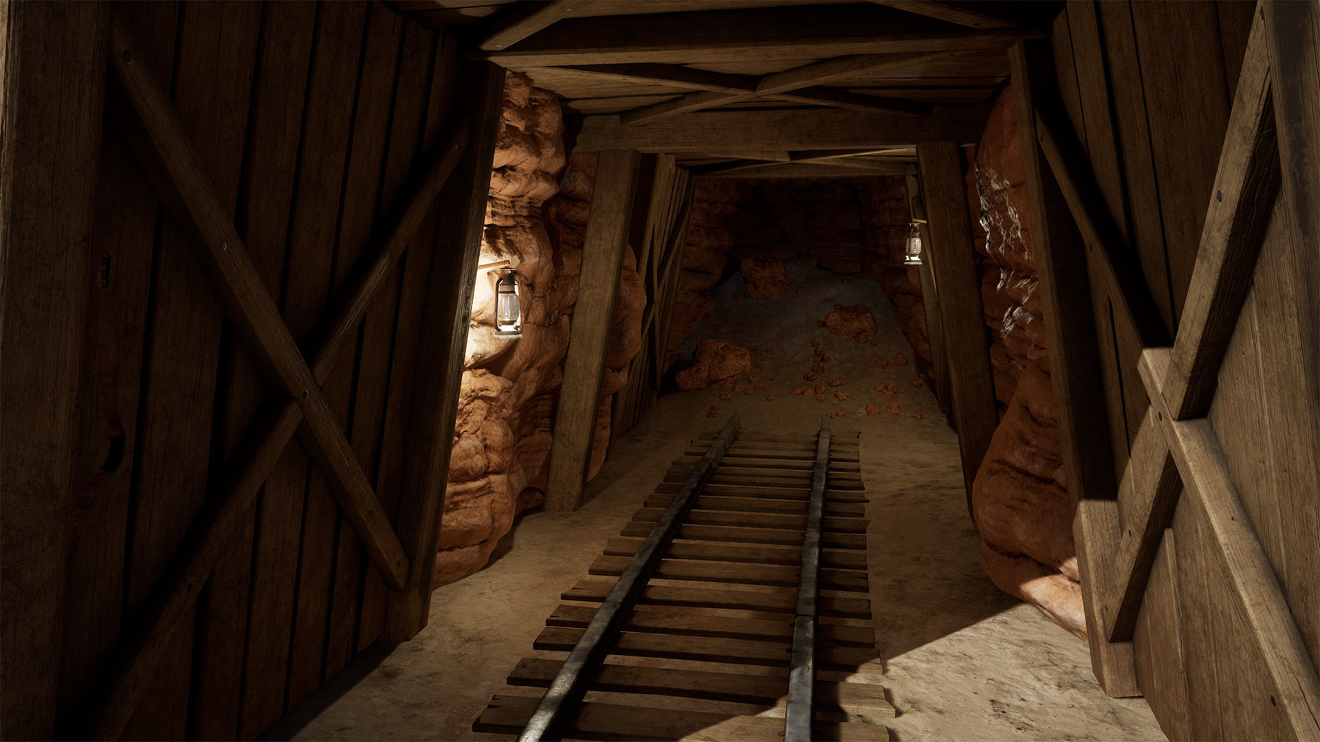 Desert Mining Props Low-poly 3D model_2