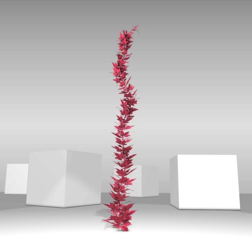 Wild Wine Vine - Parthenocissus - Autumn - Version 4 Low-poly 3D model
