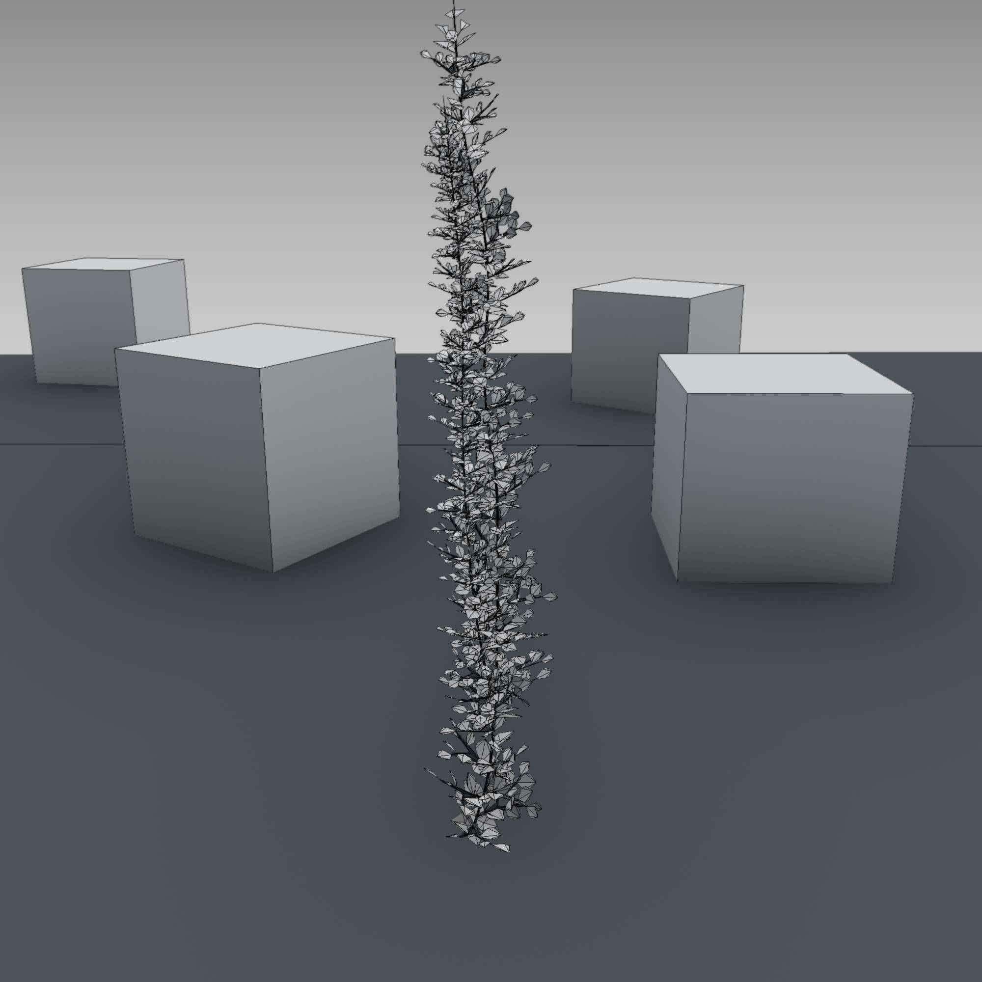 Ivy Vine - Version 2 Low-poly 3D model_9