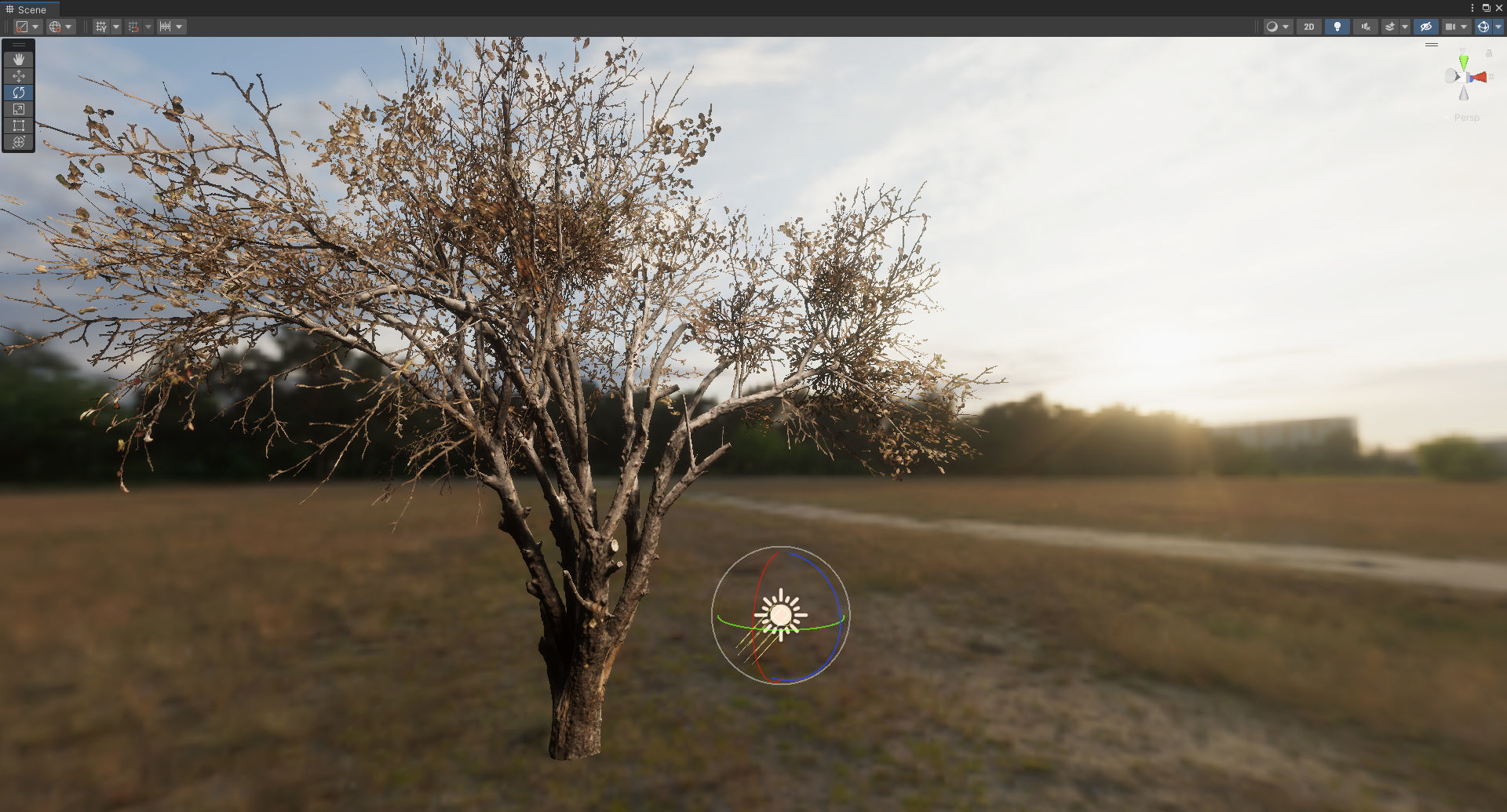 10 Autumn Photo-Scanned Full Size Trees Low-poly 3D model_1