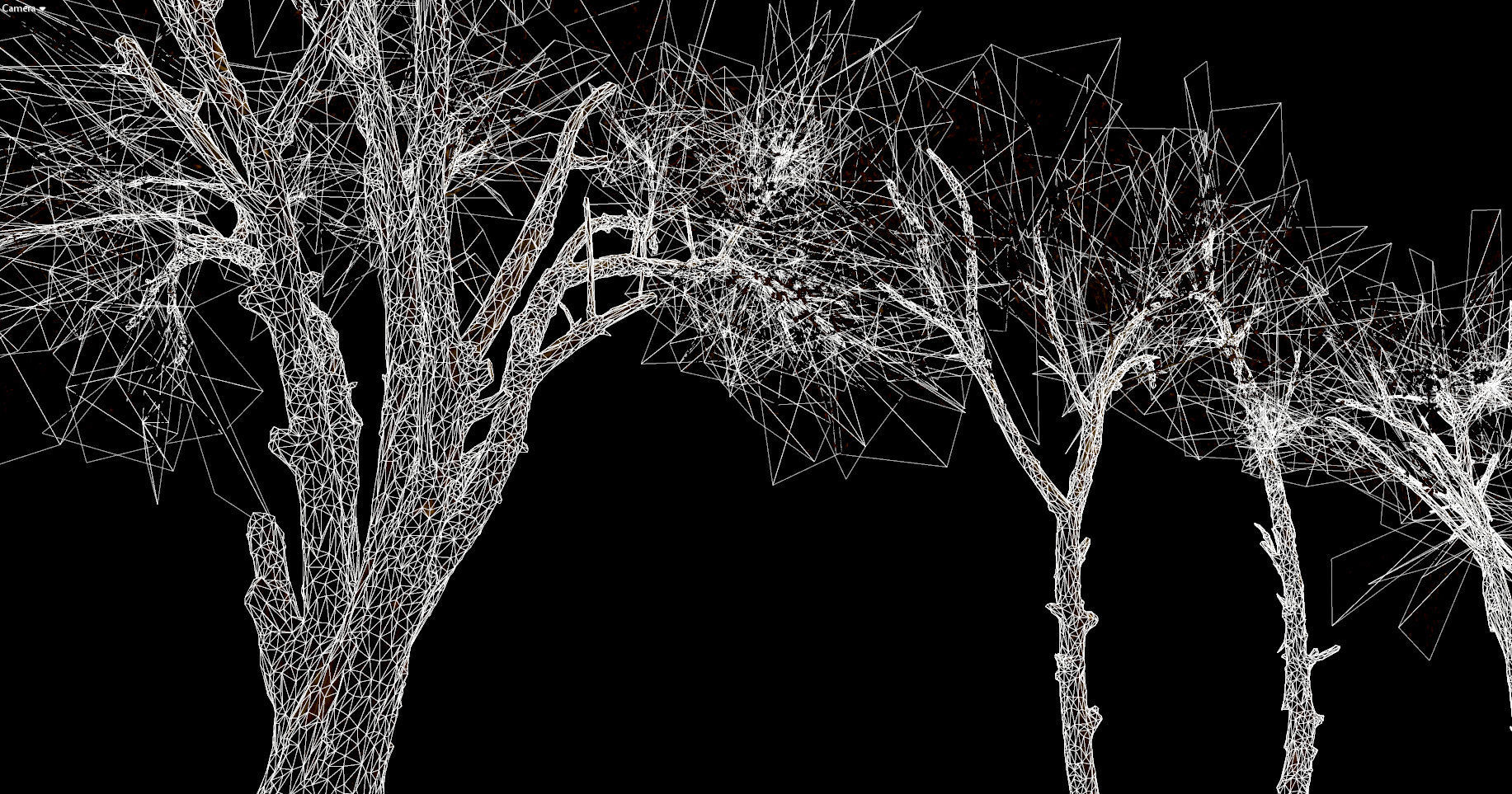 10 Autumn Photo-Scanned Full Size Trees Low-poly 3D model_33