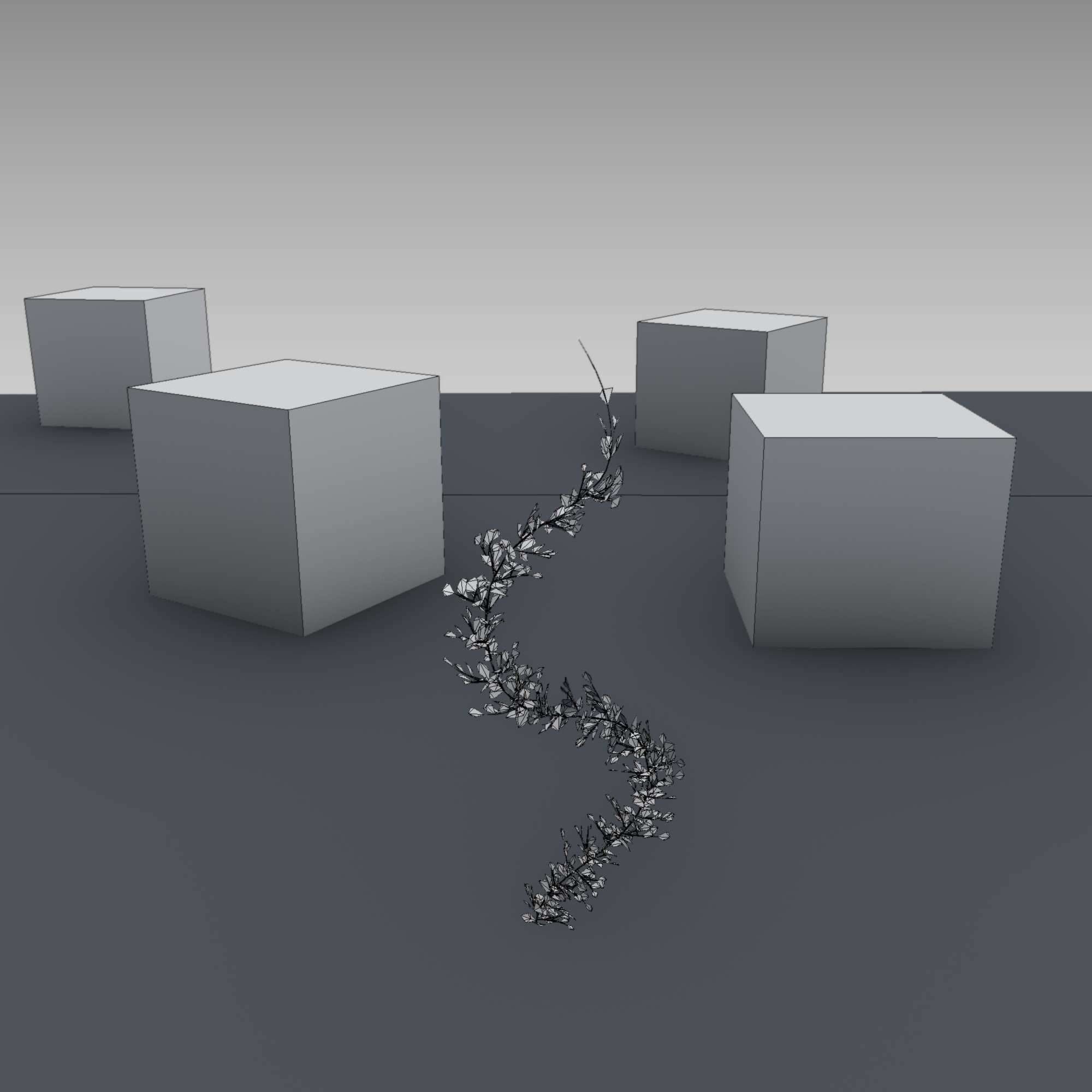 Ivy Vine - Version 9 Low-poly 3D model_3