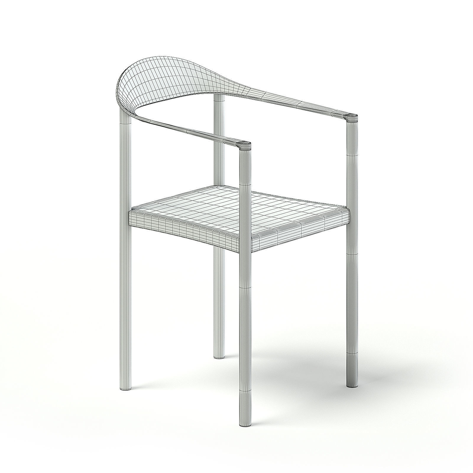 Black Chair 3D model_1