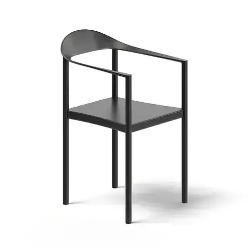 Black Chair 3D model