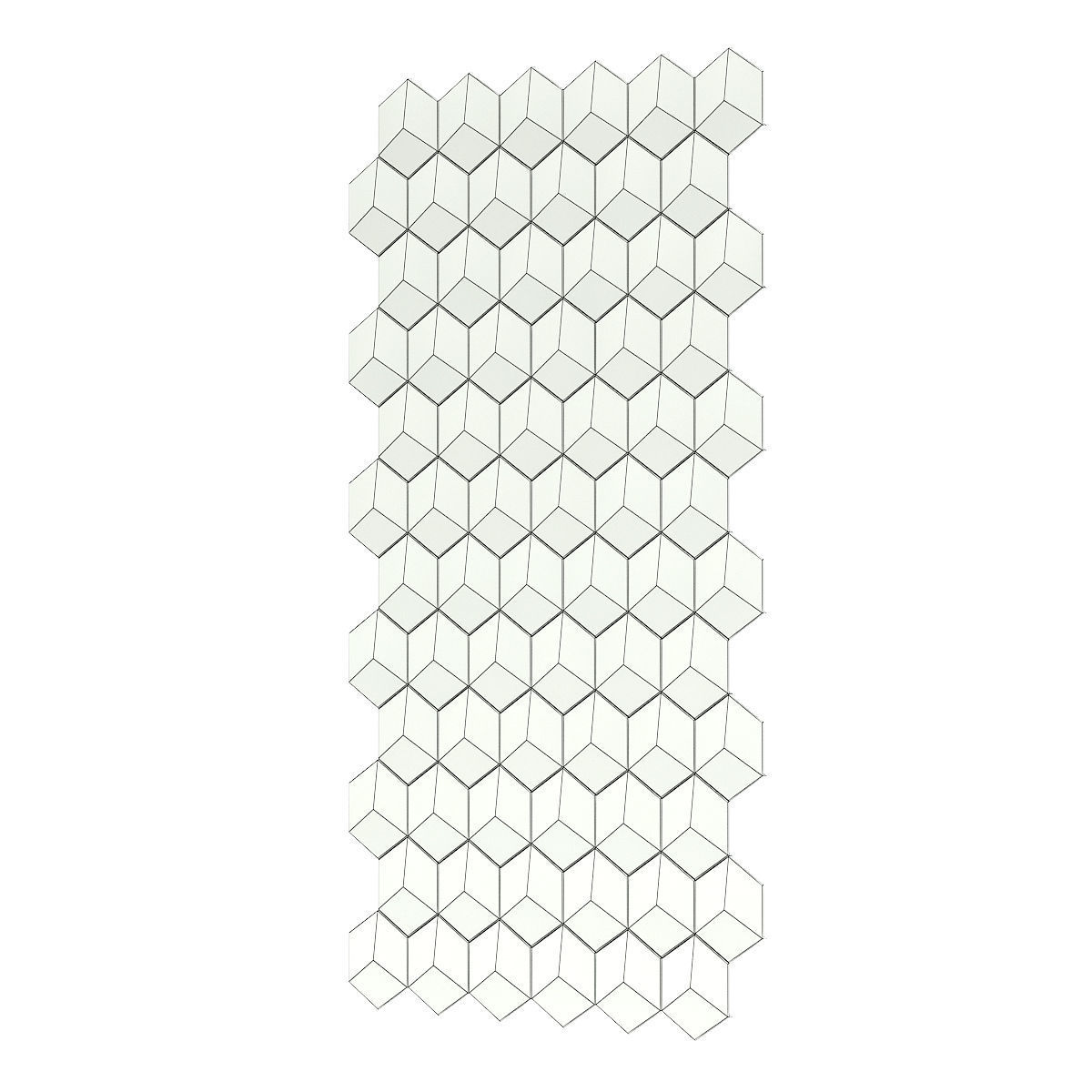 Black Wall Panel 3D model_5