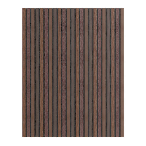 Dark Wood Wall Panel 3D model