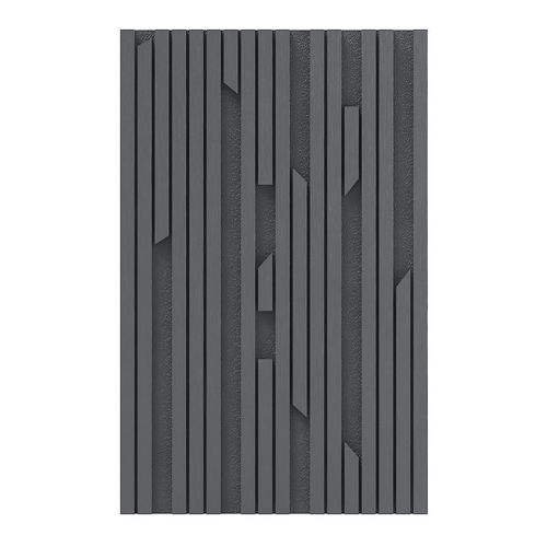 Black Wood Wall Panel 3D model