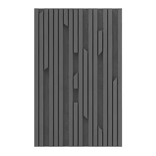 Black Wood Wall Panel