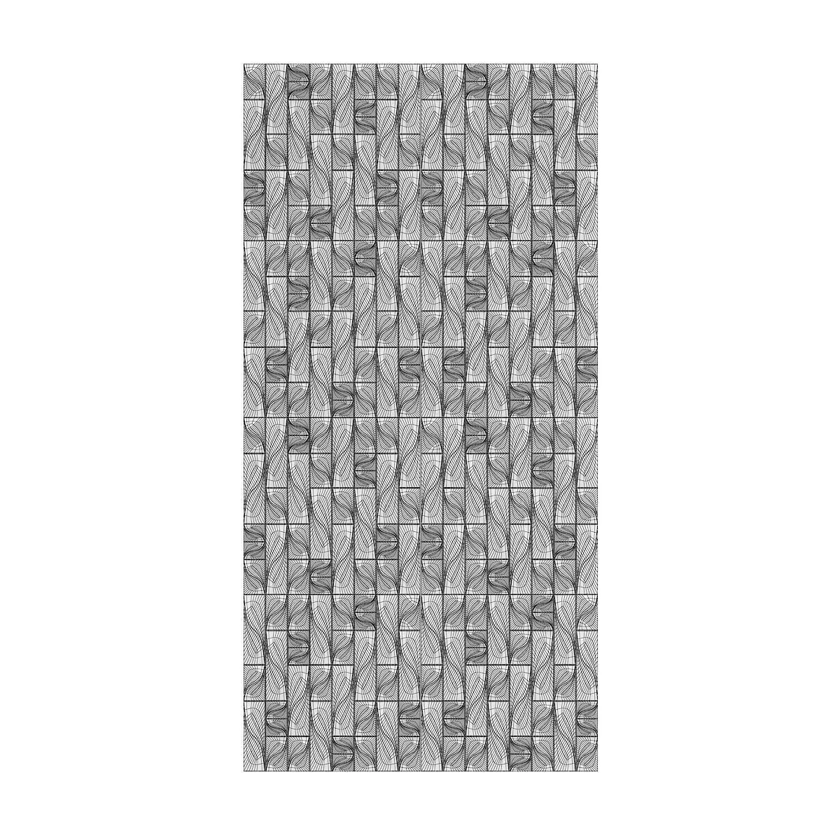 White Wall Panel 3D model_0