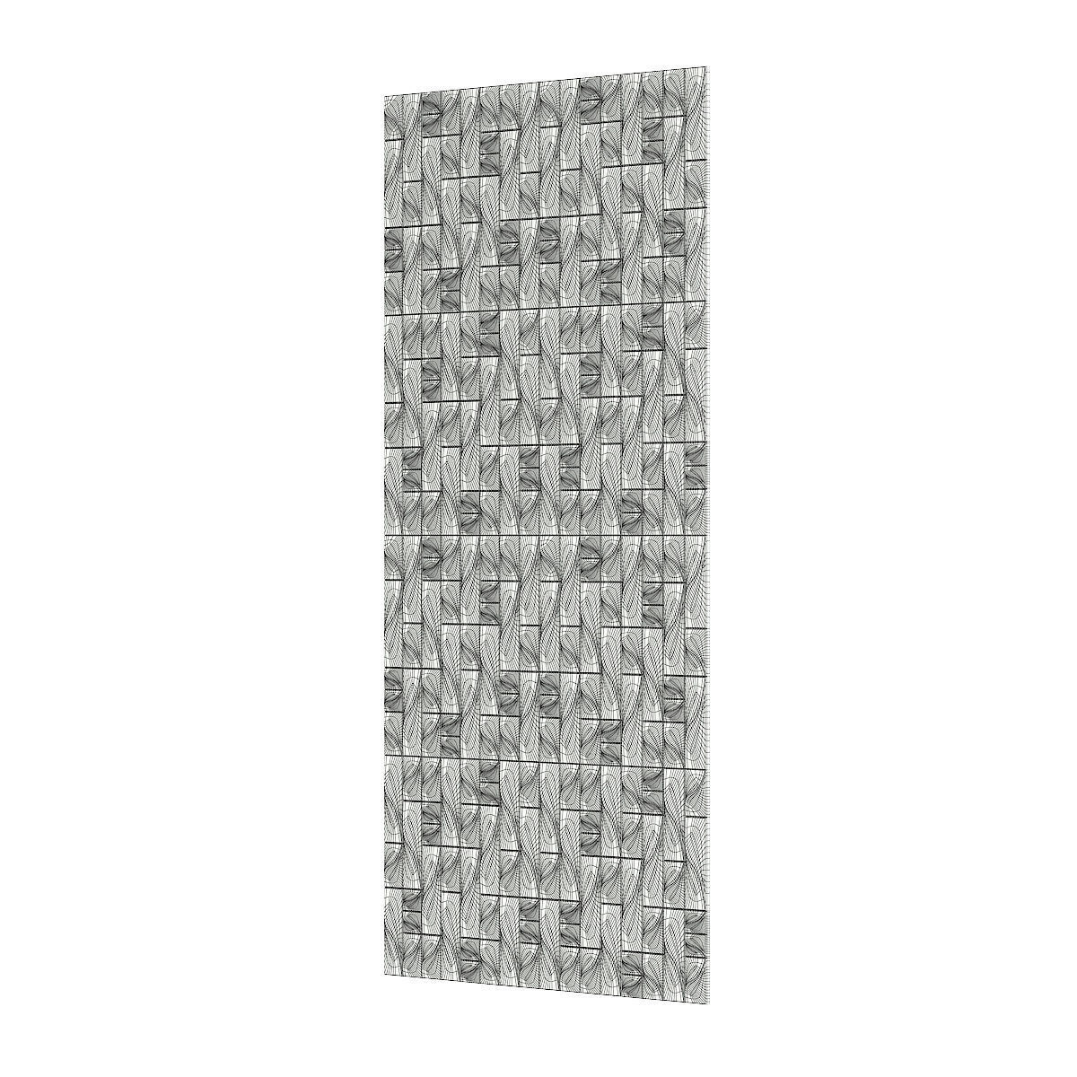 White Wall Panel 3D model_4