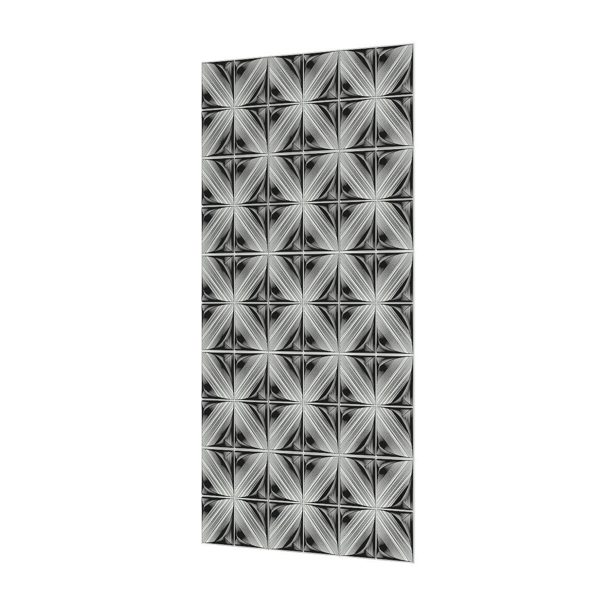 White Wall Panel 3D model_4
