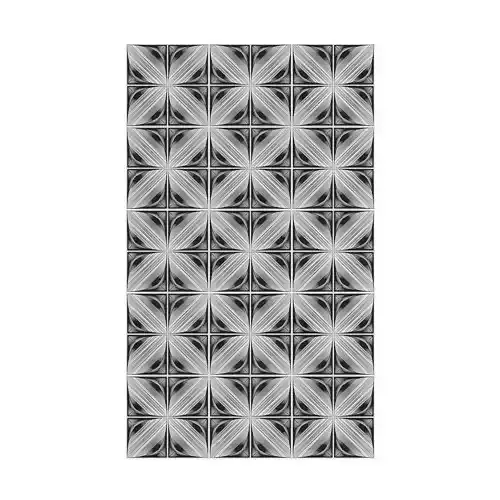 White Wall Panel 3D model