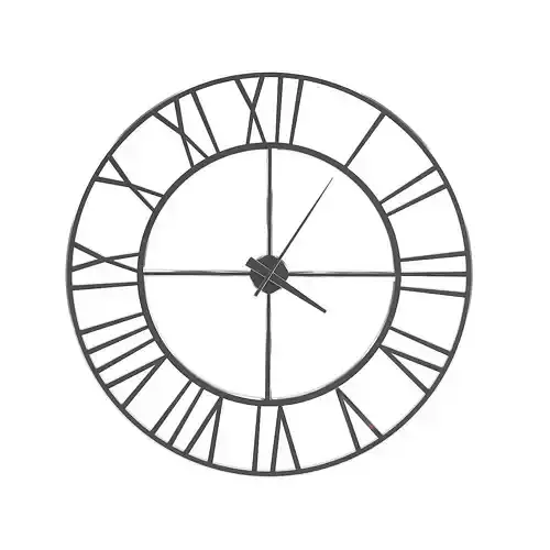 Metal Wall Clock 3D model