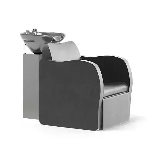 Backwash hairdressing chair with sink