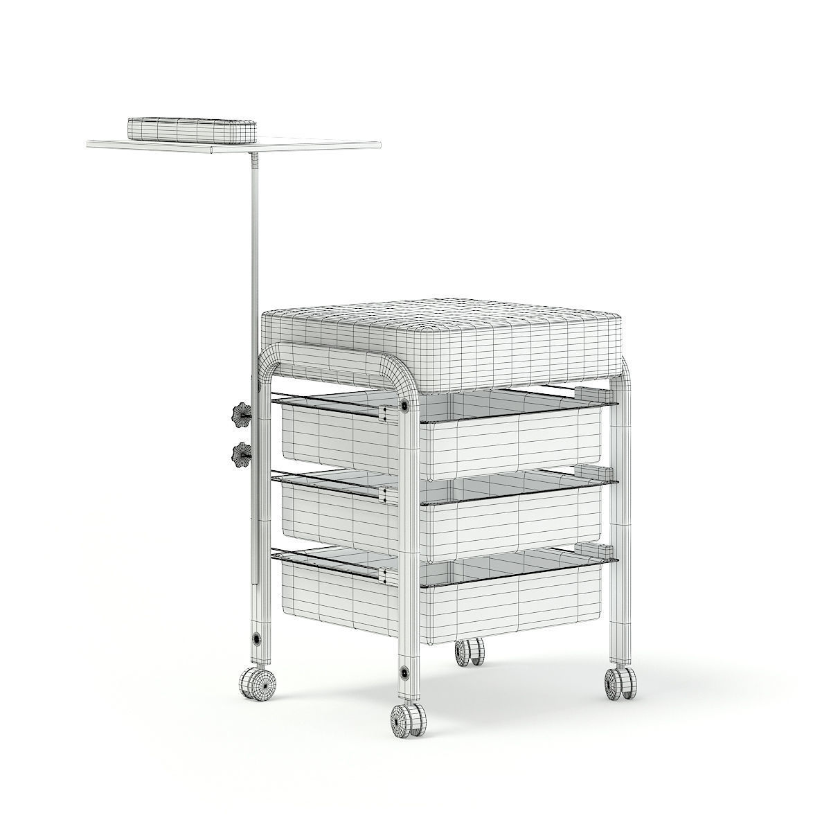 Manicure Table 3D model_1