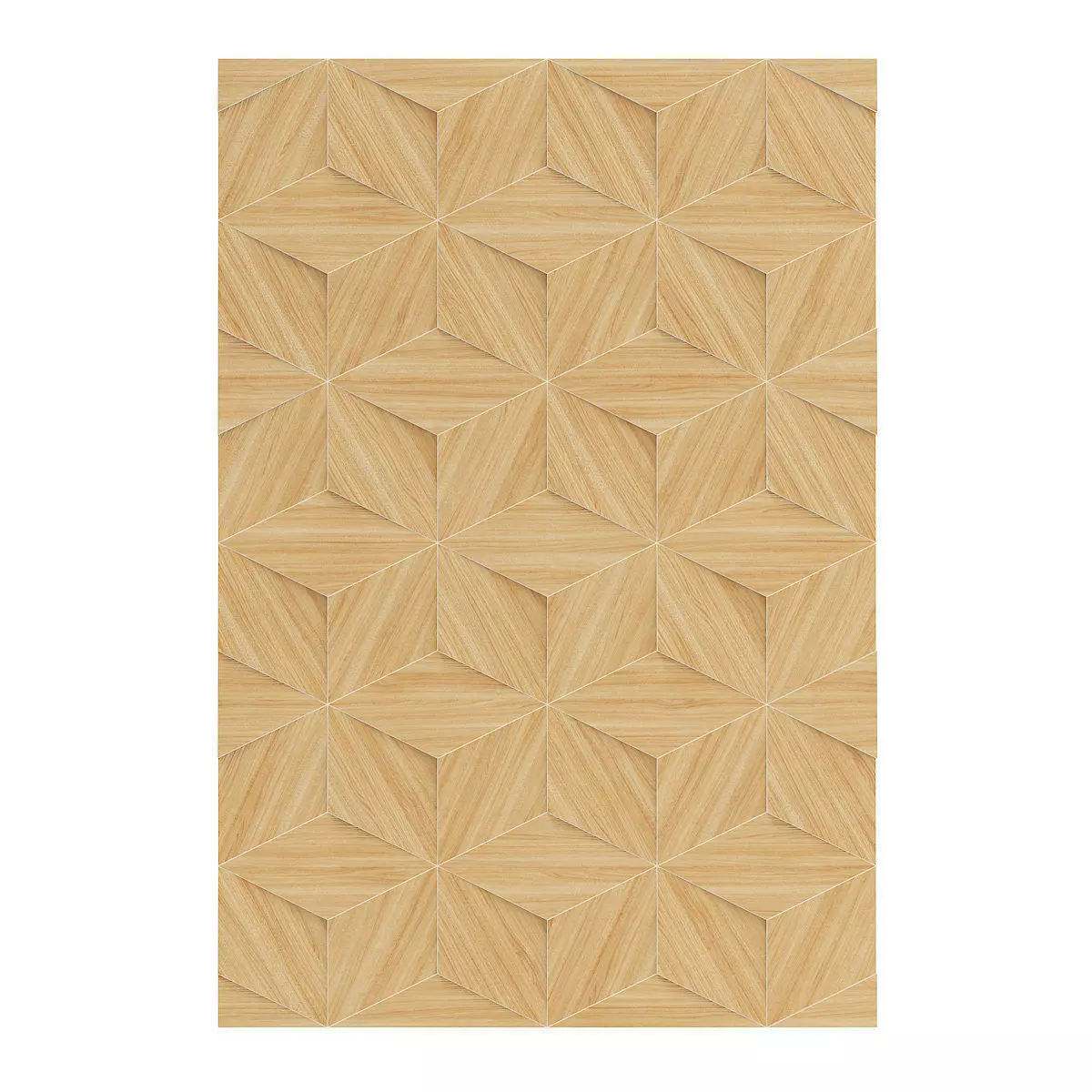 Wooden Decorative Wall Panel 3D model_0