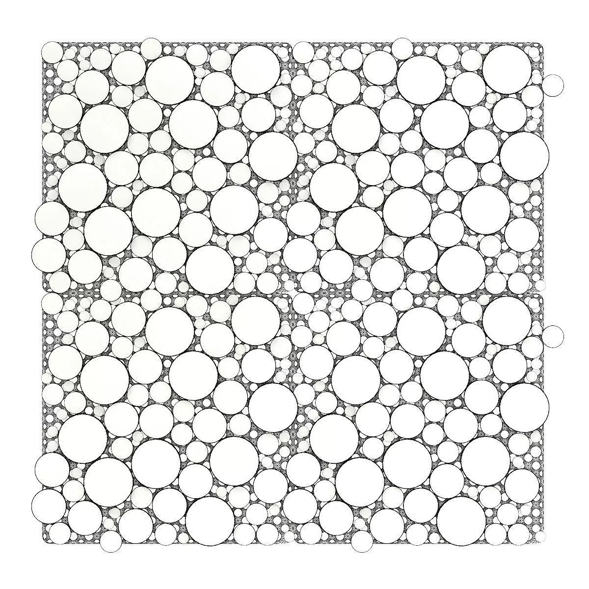 Shiny Metal Wall Panel 3D model_0