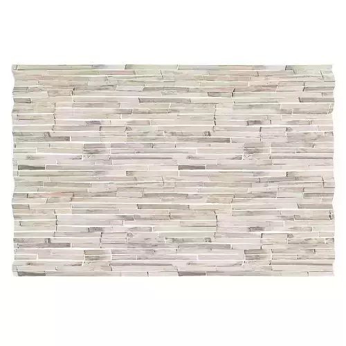 Wood Fragments Wall Panel 3D model