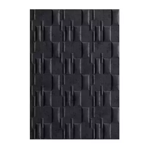 Black Leather Wall Panel