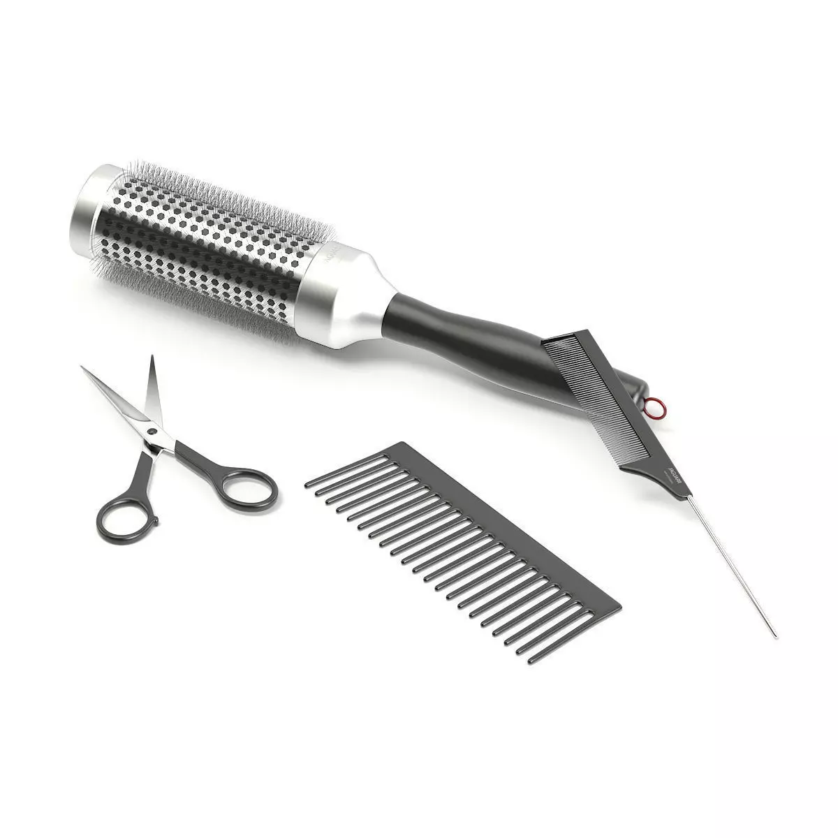 Hairdressing Tools 3D model_0
