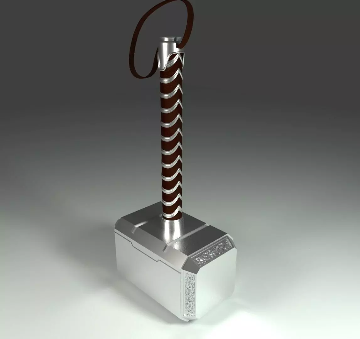 THOR Hammer 3D model_0