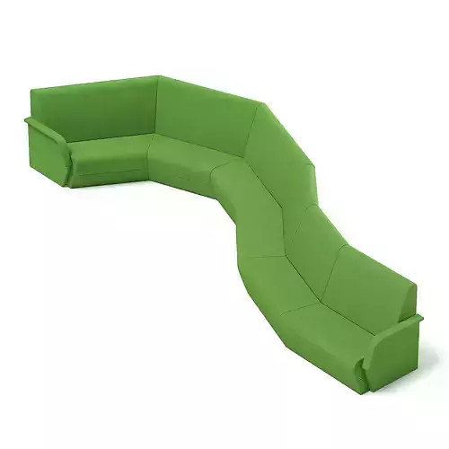 Green Waiting Sofa