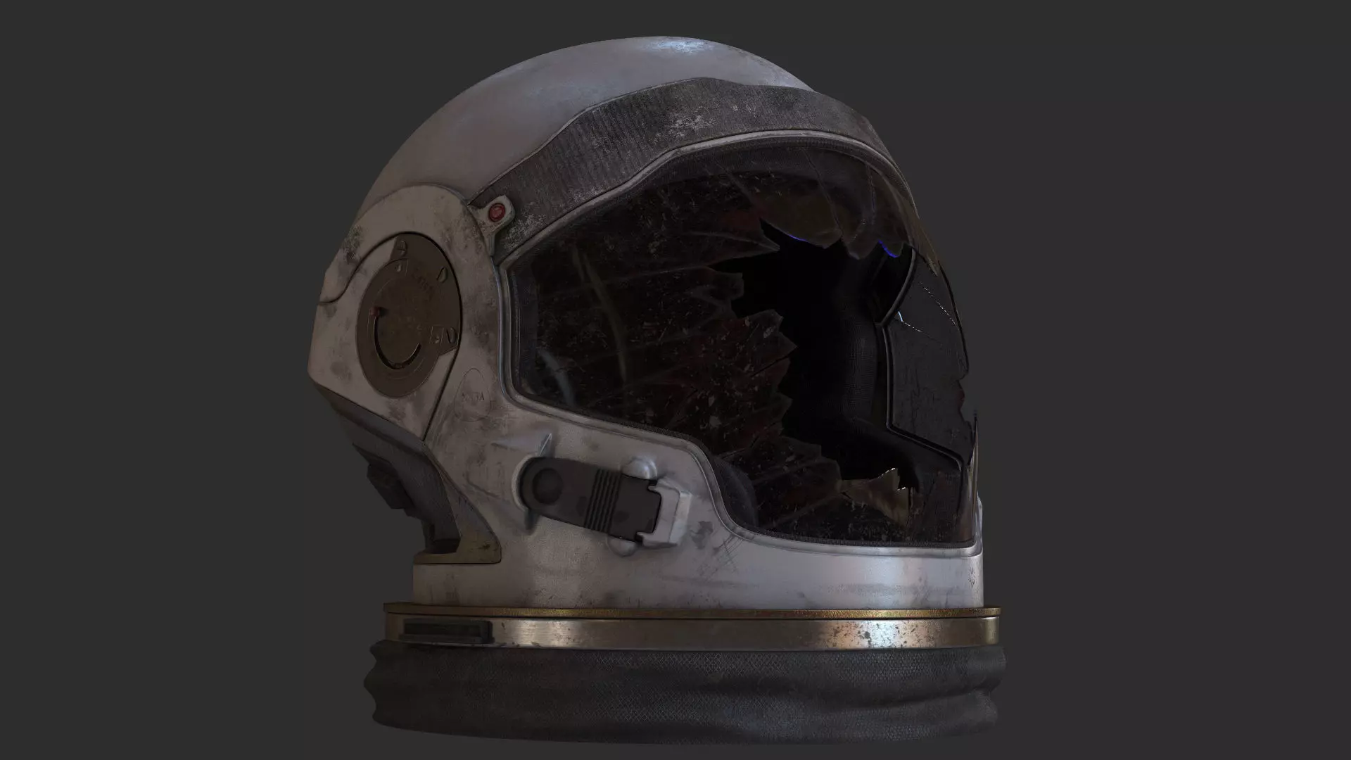 Interstellar Helmet 3D model