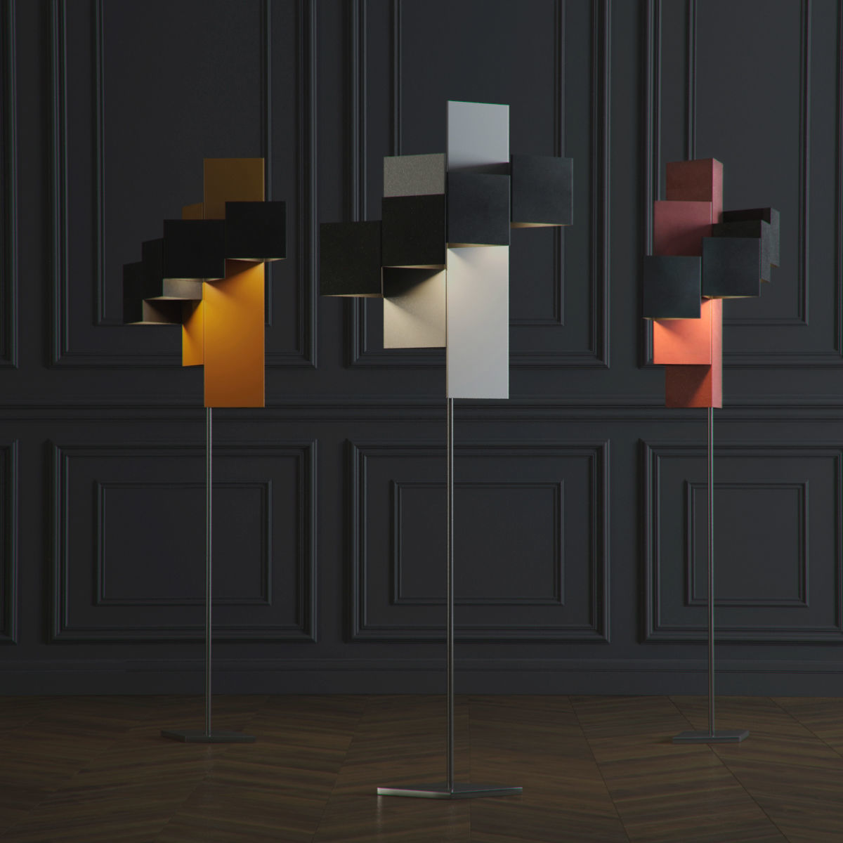 Rubicon floor lamp 3D model_3