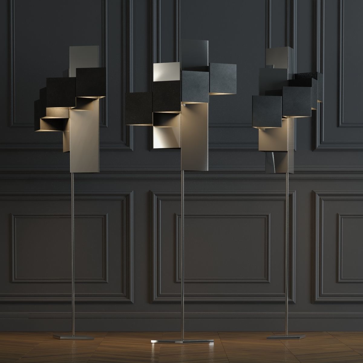 Rubicon floor lamp 3D model_6