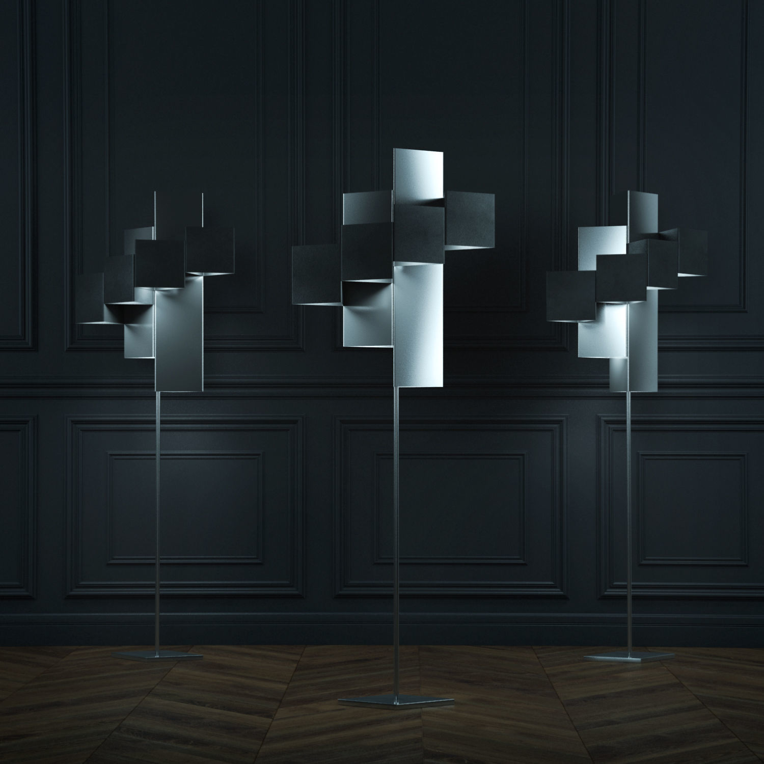 Rubicon floor lamp 3D model_1