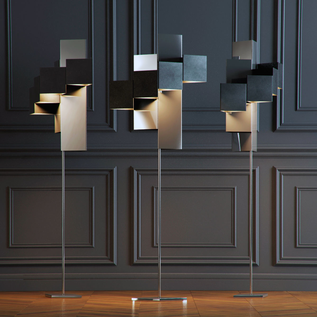 Rubicon floor lamp 3D model_9