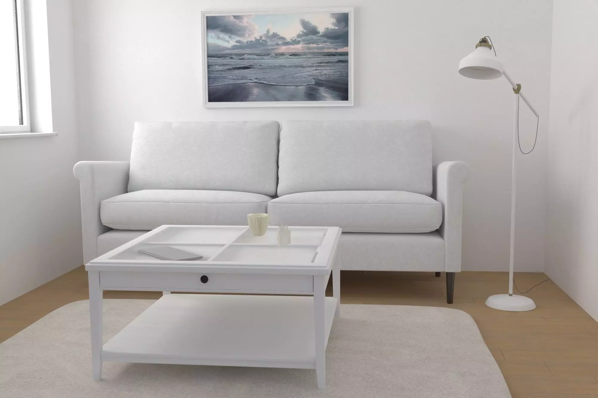 Liatorp table Low-poly 3D model_0