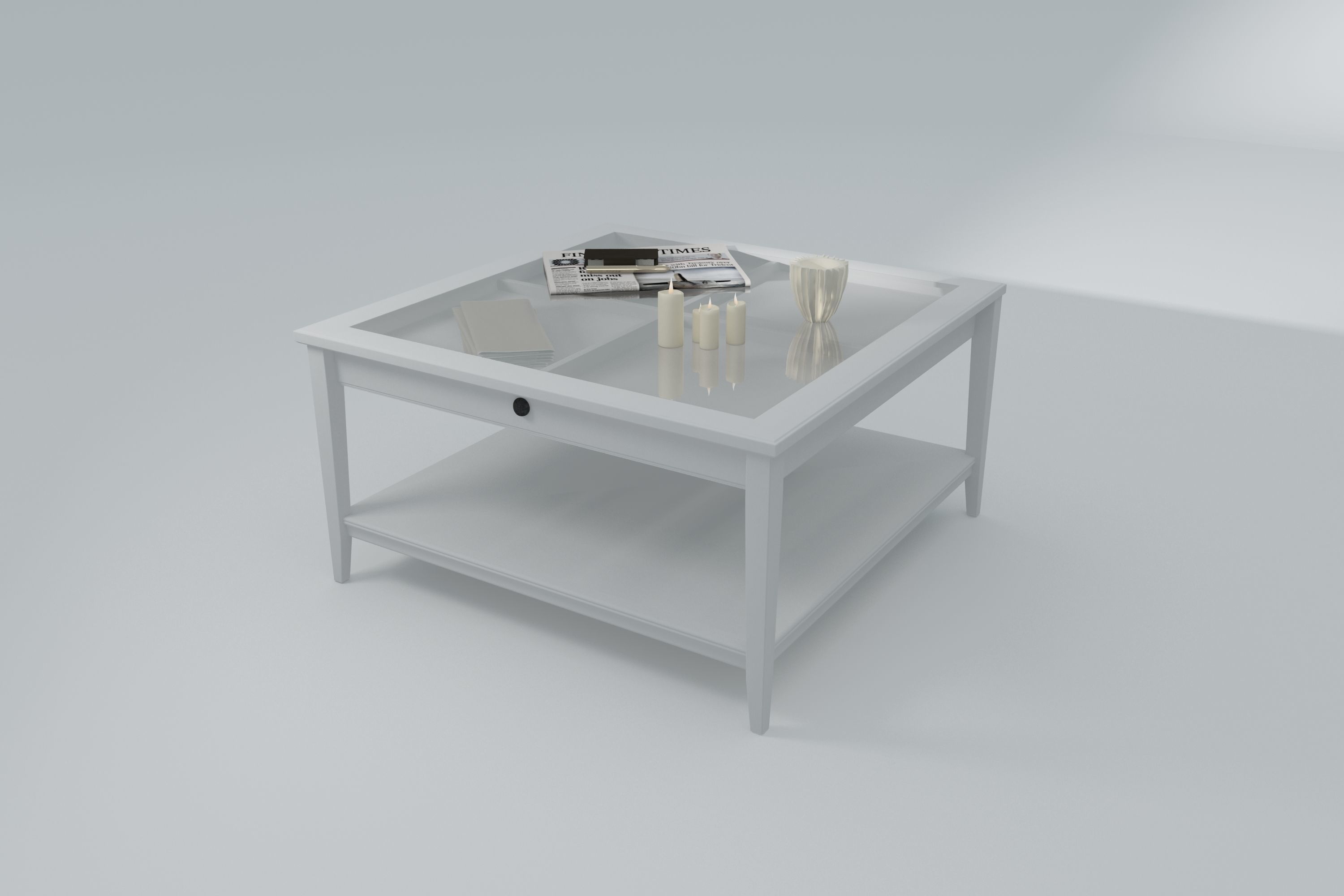 Liatorp table Low-poly 3D model_4