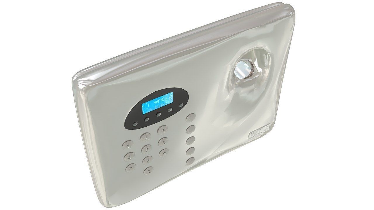 Biometric fingerprint scanner 3D model_6