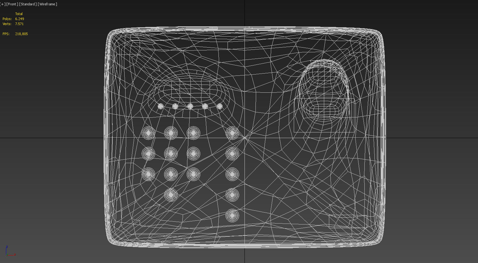 Biometric fingerprint scanner 3D model_20