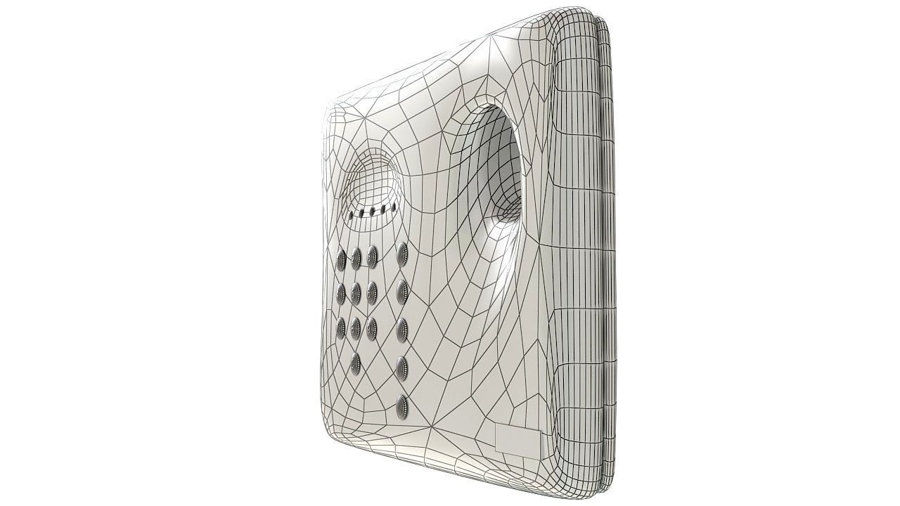 Biometric fingerprint scanner 3D model_13