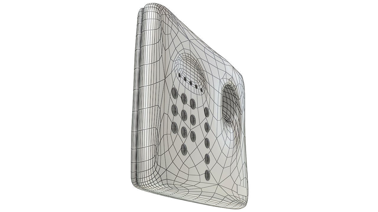 Biometric fingerprint scanner 3D model_12