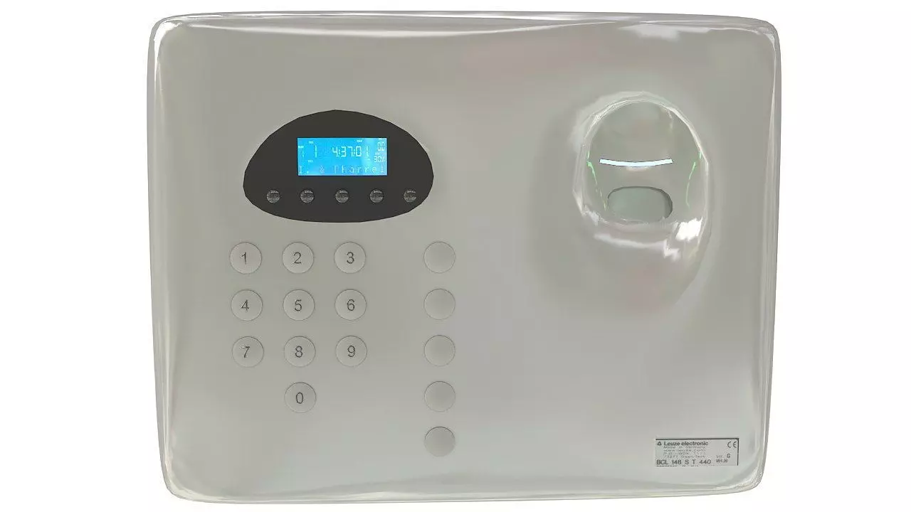 Biometric fingerprint scanner 3D model_0