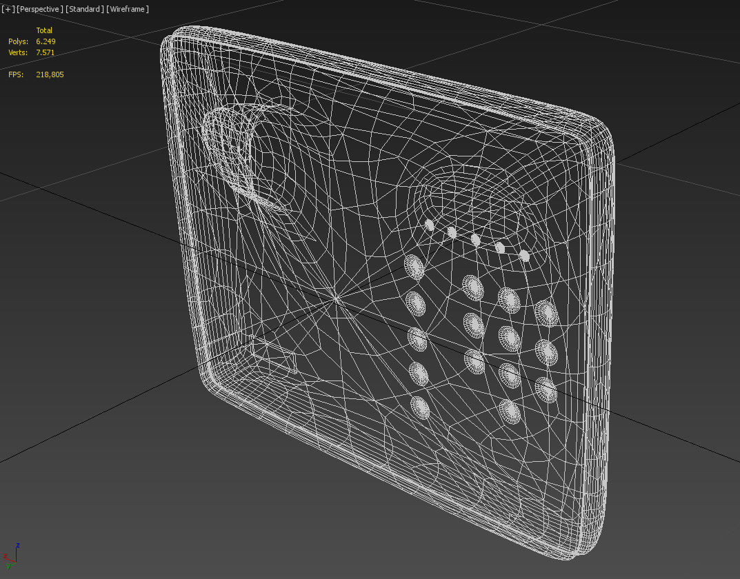 Biometric fingerprint scanner 3D model_19