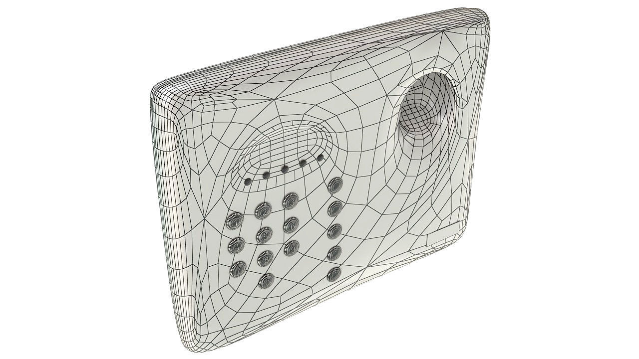 Biometric fingerprint scanner 3D model_14