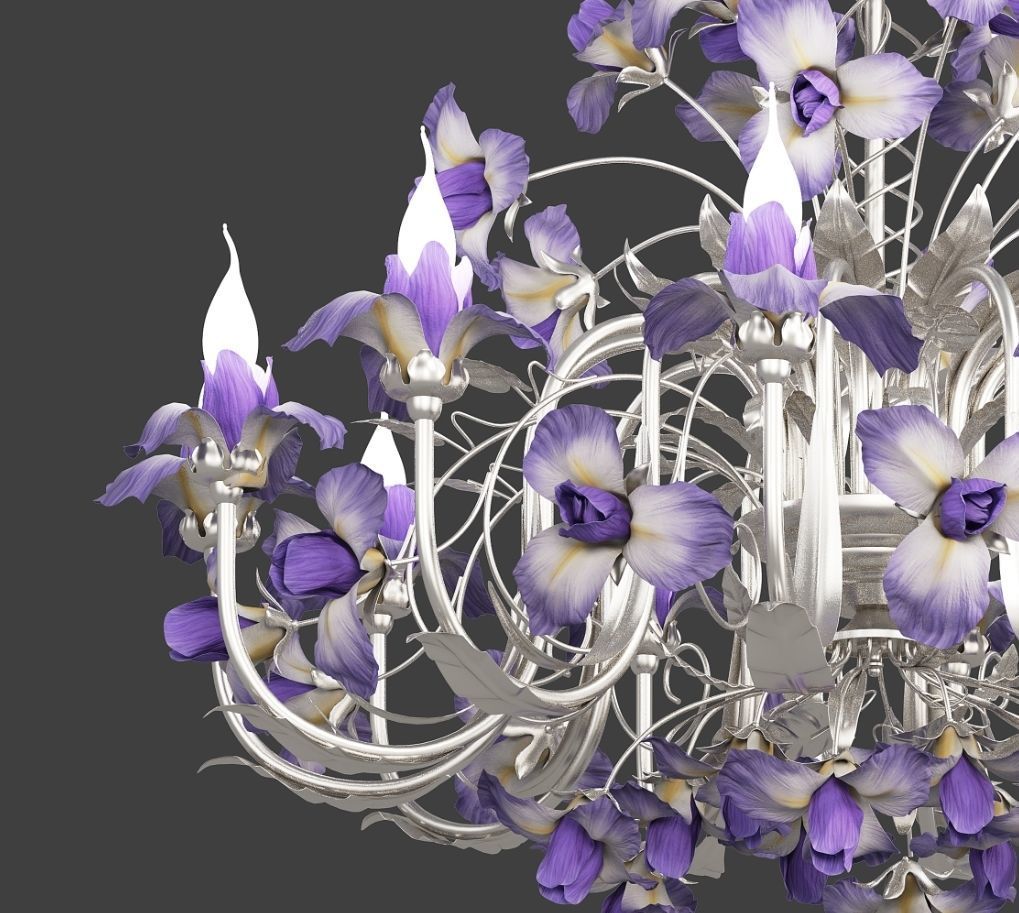 Chandlier Italy Export Iris 3D model_1