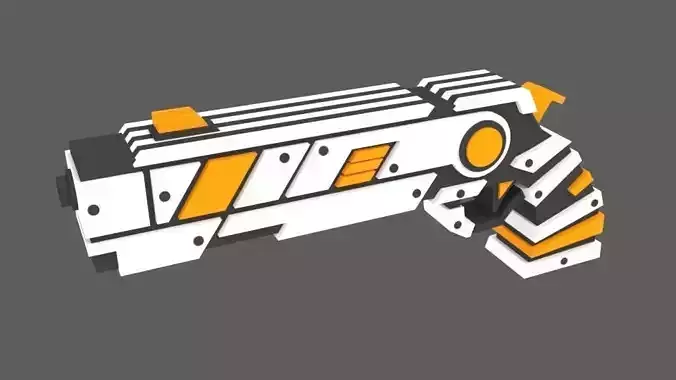 Scifi Gun GR02 3D Model