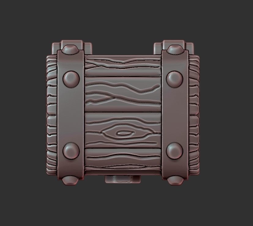 Treasure Chest  Free 3D print model_3
