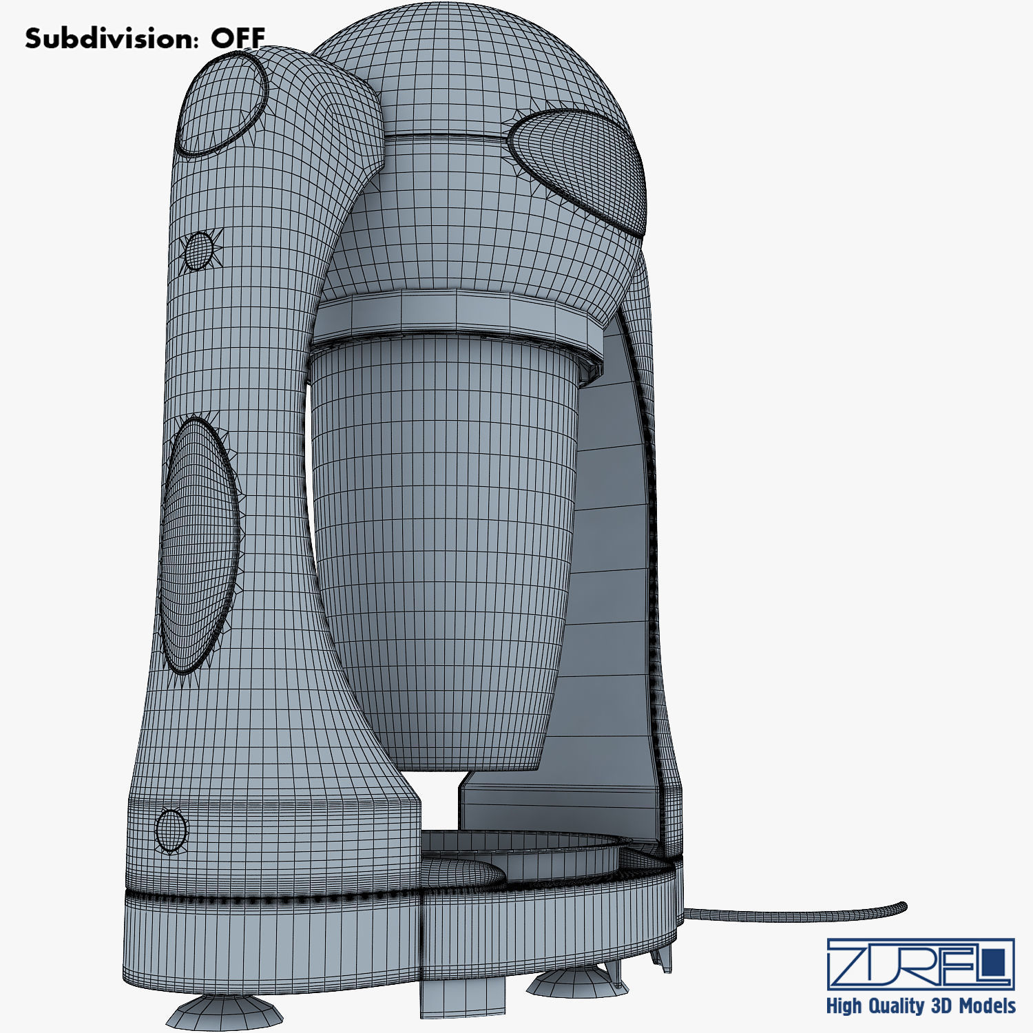 Smoothie Maker v 1 3D model_23