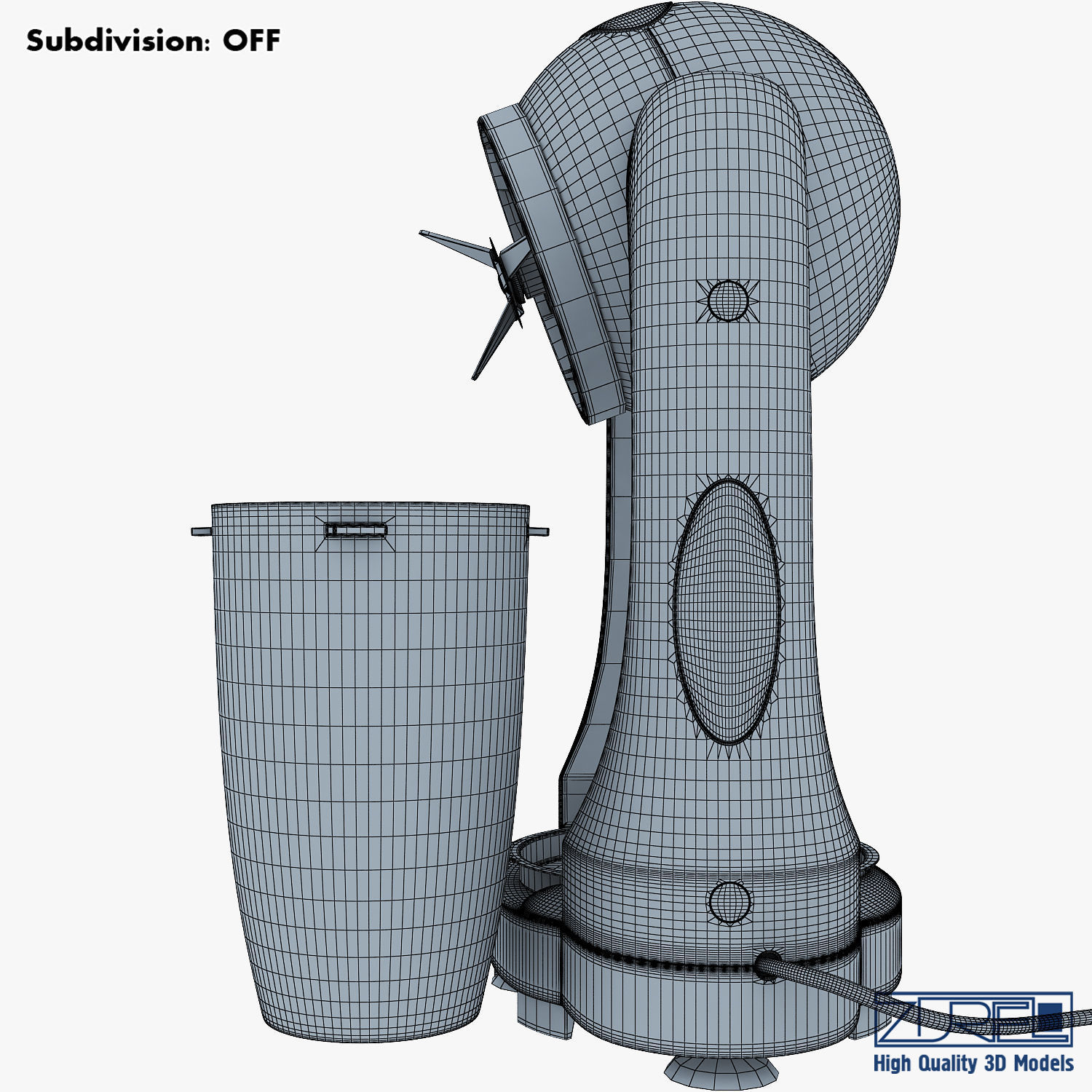 Smoothie Maker v 1 3D model_29