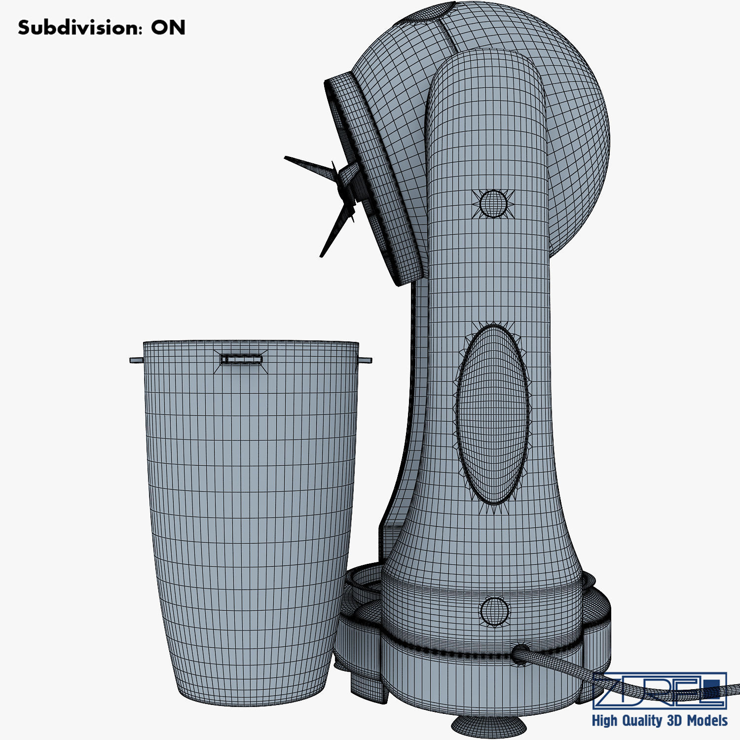 Smoothie Maker v 1 3D model_28