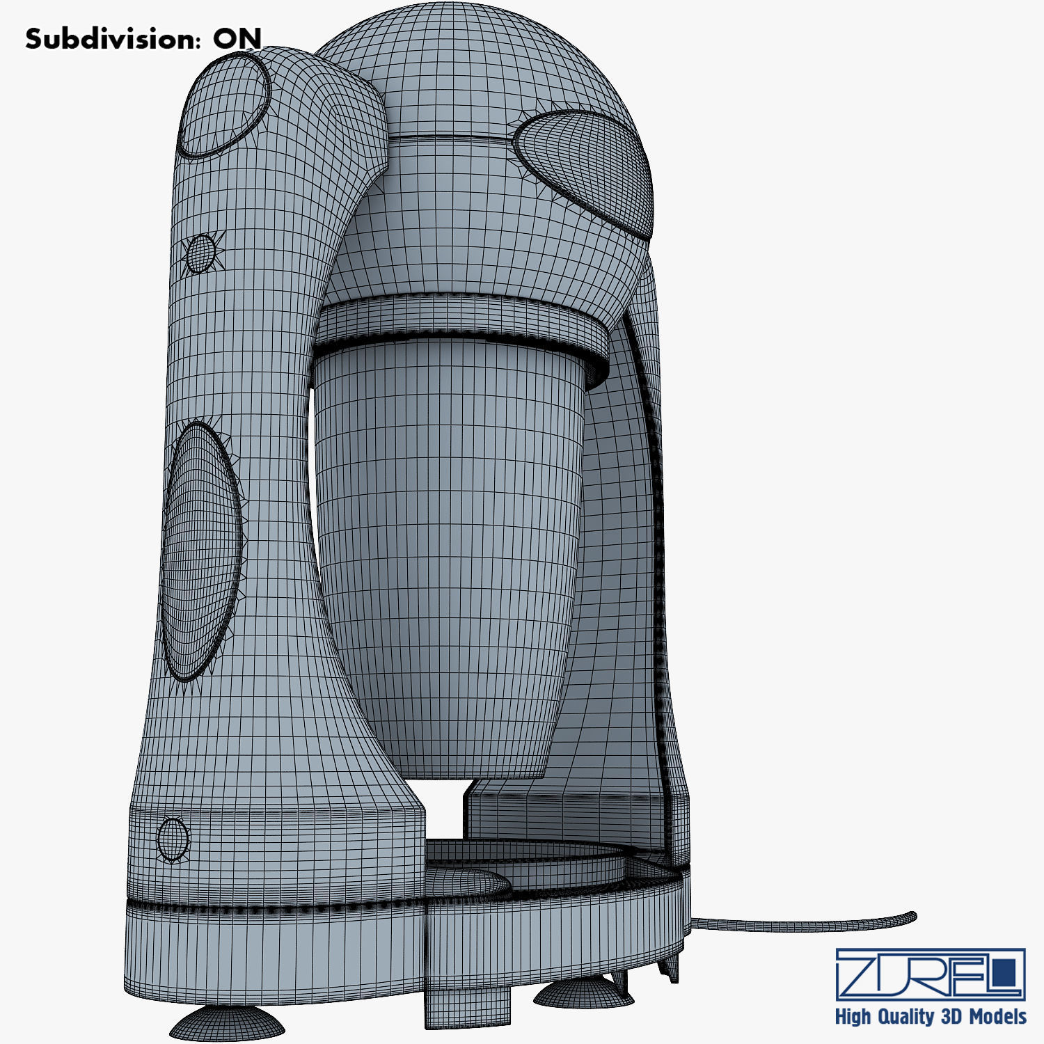 Smoothie Maker v 1 3D model_22