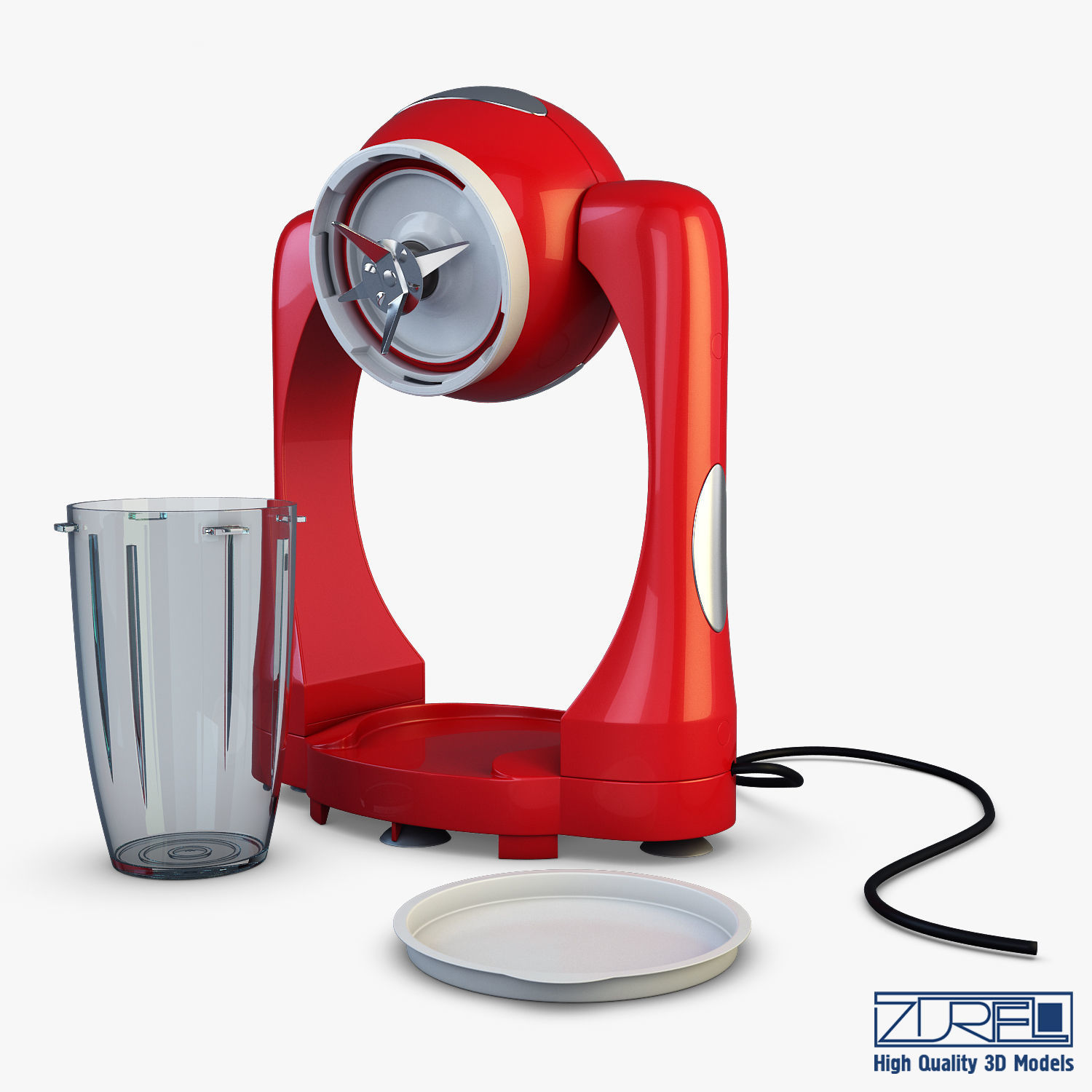 Smoothie Maker v 1 3D model_1