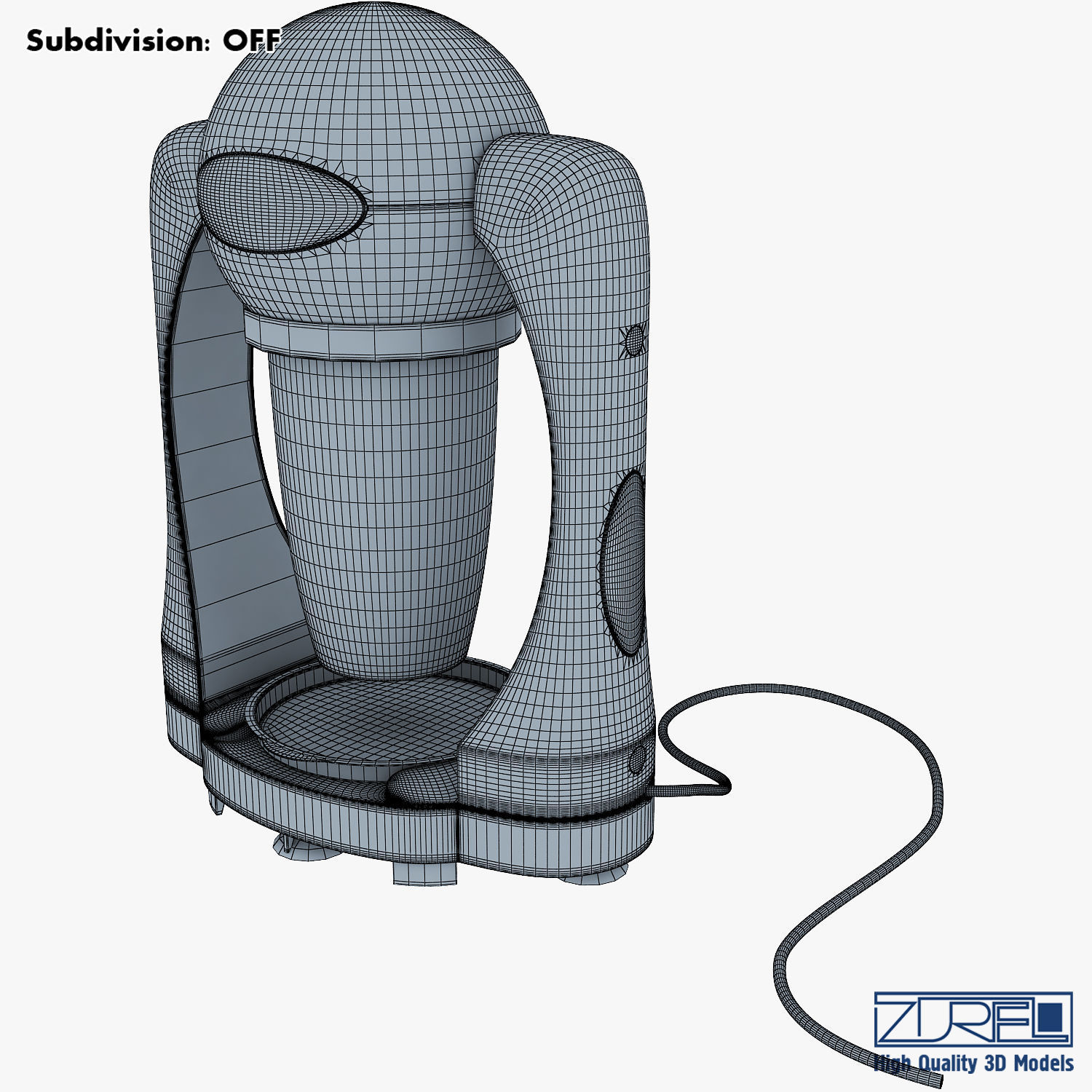 Smoothie Maker v 1 3D model_21